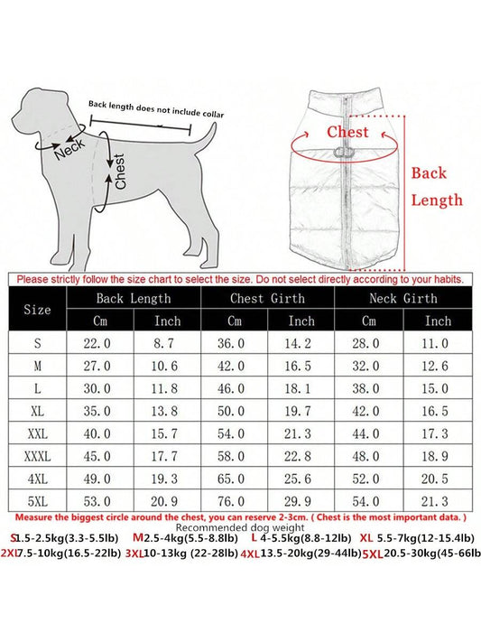Winter Warm Waterproof Dog Jacket For Small Medium Large Dogs Clothes Chihuahua Vest Labrador French Bulldog Costume Pet Apparel