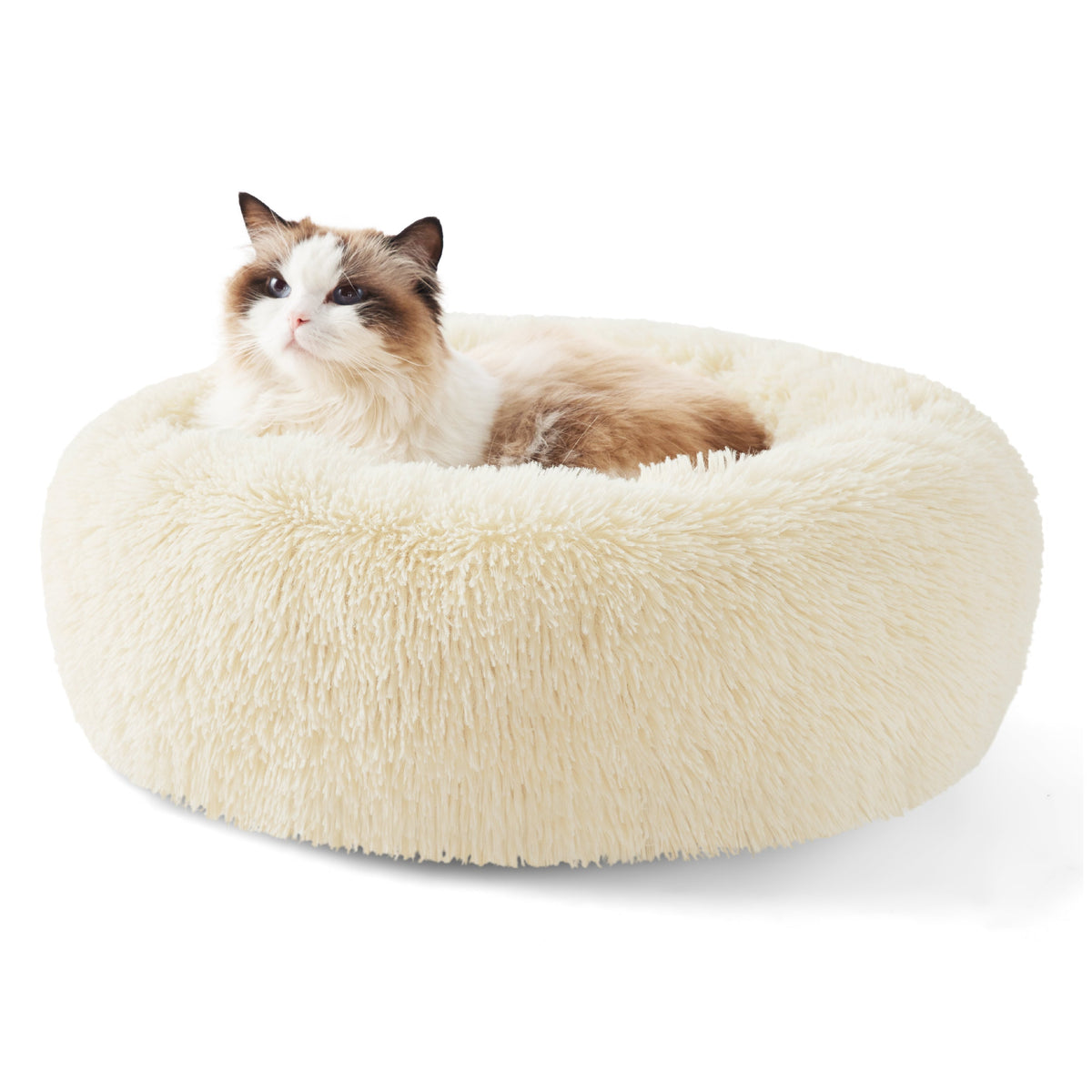 Calming Donut Bed for Dogs and Cats