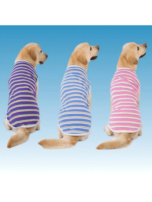 Lightweight Summer Dog Clothes For Golden Retriever, Samoyed & Medium/Large Size Pets, Pet Sun Protective Vest