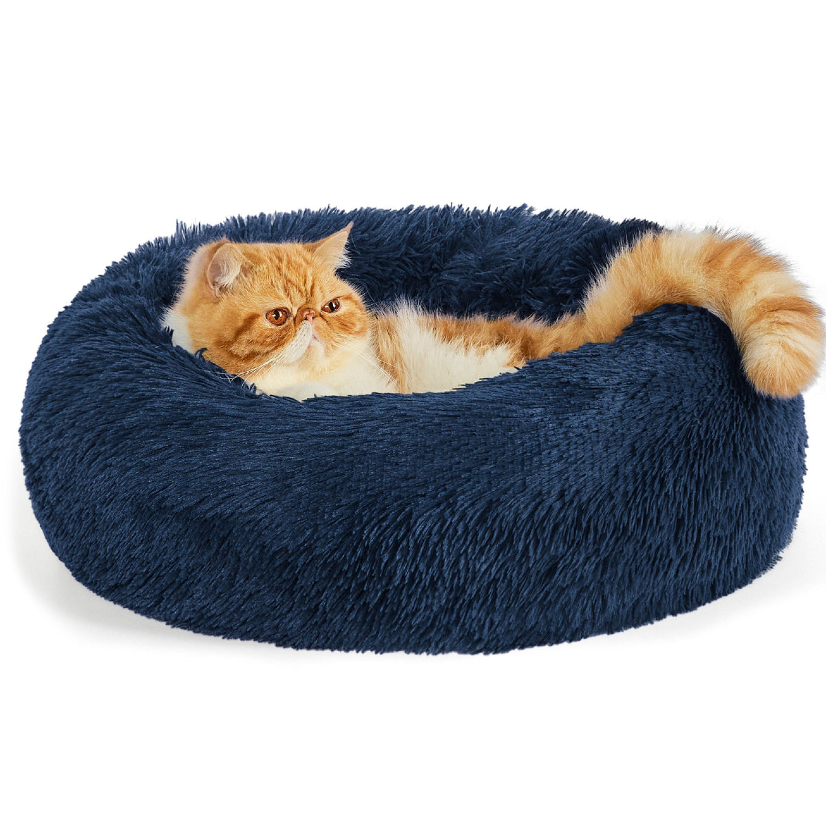 Calming Donut Bed for Dogs and Cats
