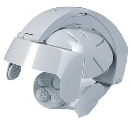 Electric Scalp Massager Helmet – 8-Level Vibration Head Massage