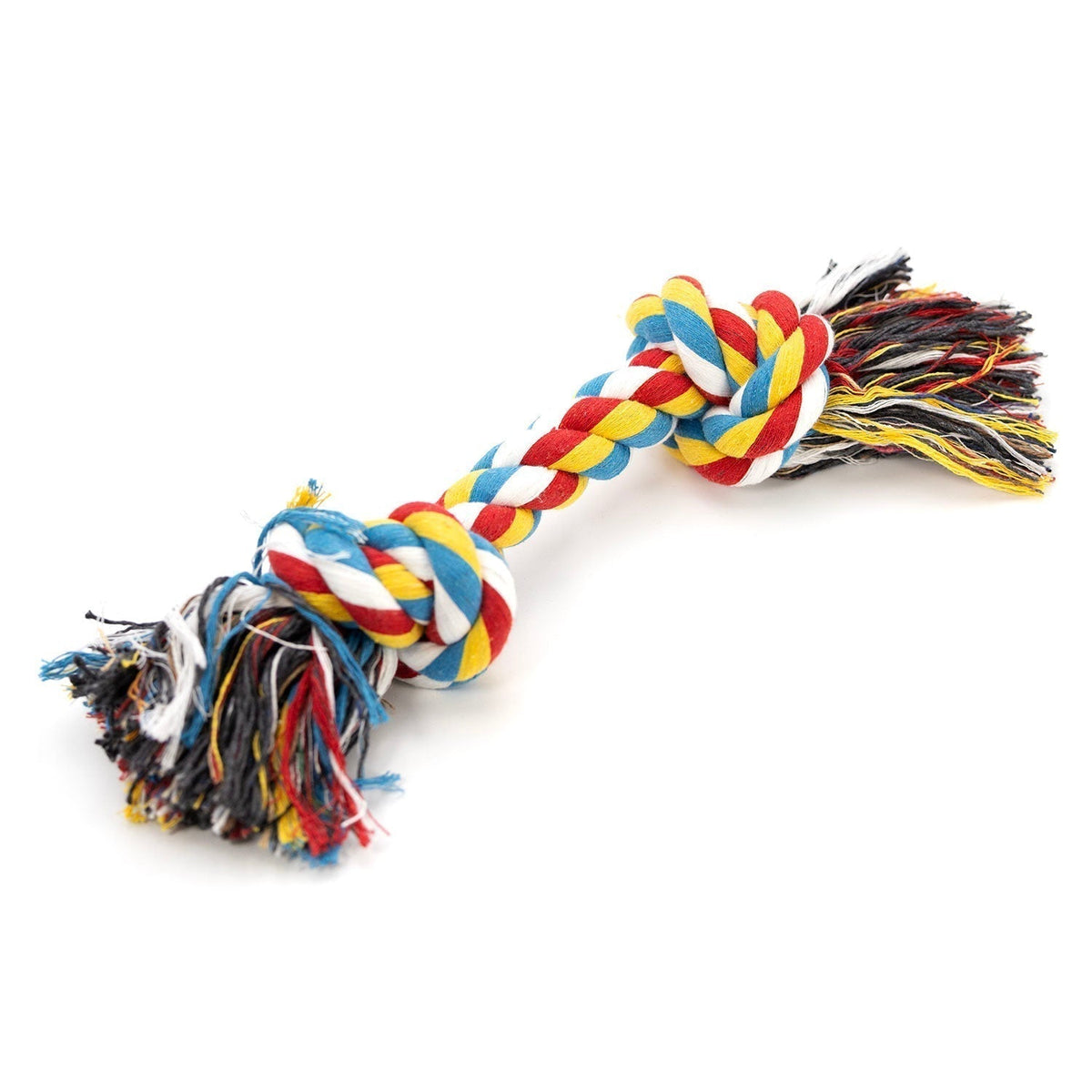 Jeffers Multi-Colored Braided Rope Bone Tug Toy for Dogs